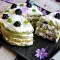 Tort Keto cu gofrete cu ceai Matcha