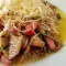 Ciuperci pleurotus cu bacon și bere
