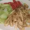 Calamari marinați la grătar