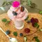 Mousse de vanilie cu fructe de pădure