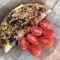 Omletă de primăvară cu leurdă