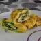 Omletă rapidă cu spanac