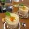 Panna cotta din ficat de gâscă cu mere