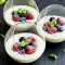 Panna cotta cu fructe de pădure