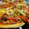 Pizza cu vinete, ceapă și roșii