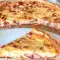 Quiche Lorraine cu bacon și brânză