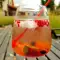 Cocktail de fructe, cu vin alb