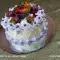 Tort cu cremă de smântână, afine si mascarpone