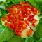 Salată de baby spanac și mozzarella, cu dressing de miere