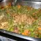 Ragu de porc cu fasole verde la cuptor