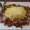 Carne de vită cu năut și orez