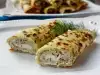 Clătite de dovlecel cu crema de brânză