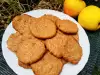 Biscuiți din făină integrală de alac, cu mere și scorțișoară