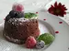 Lava cake cu ciocolată neagră