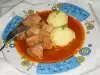 Kebab clasic de vin cu carne de porc