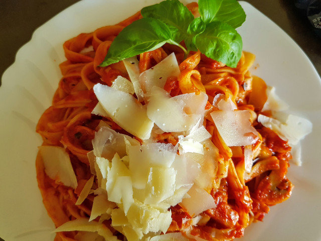 Tagliatelle Calabrese cu ciuperci