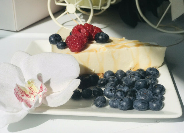 Cheesecake proteic ​​cu skyr