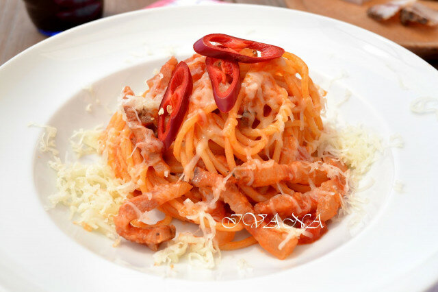 Spaghetti allAmatriciana