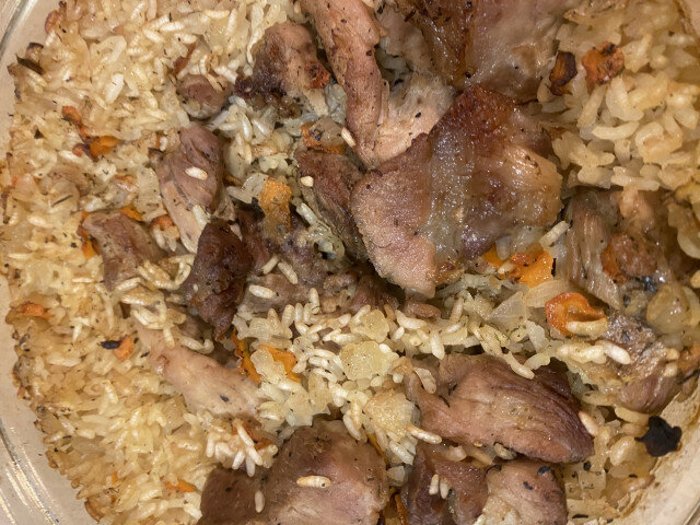 Cea mai delicioasă carne de porc cu orez