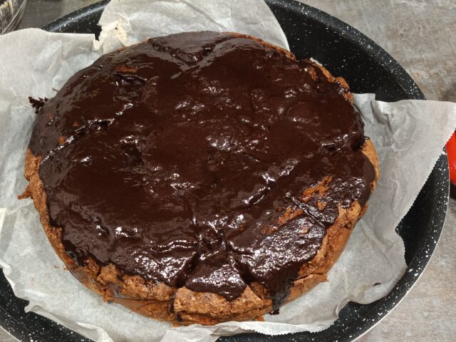 Negresă cu topping de cacao