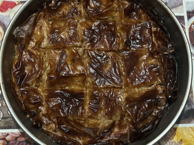 Baclava clasică de Crăciun