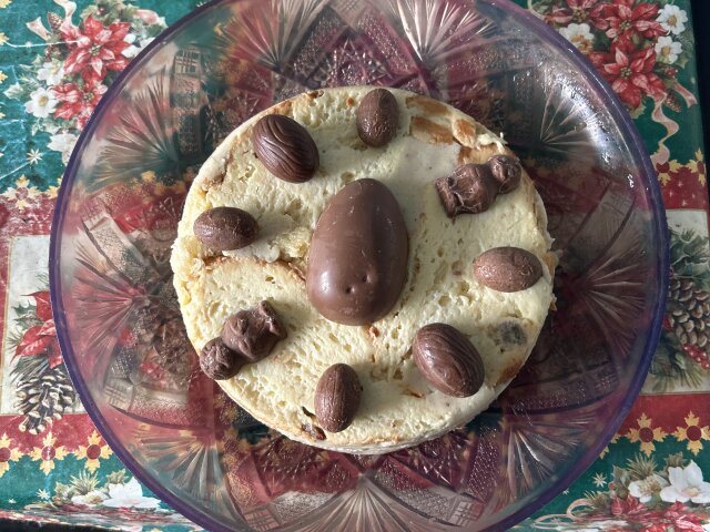 Tort din cozonac, cu multă cremă